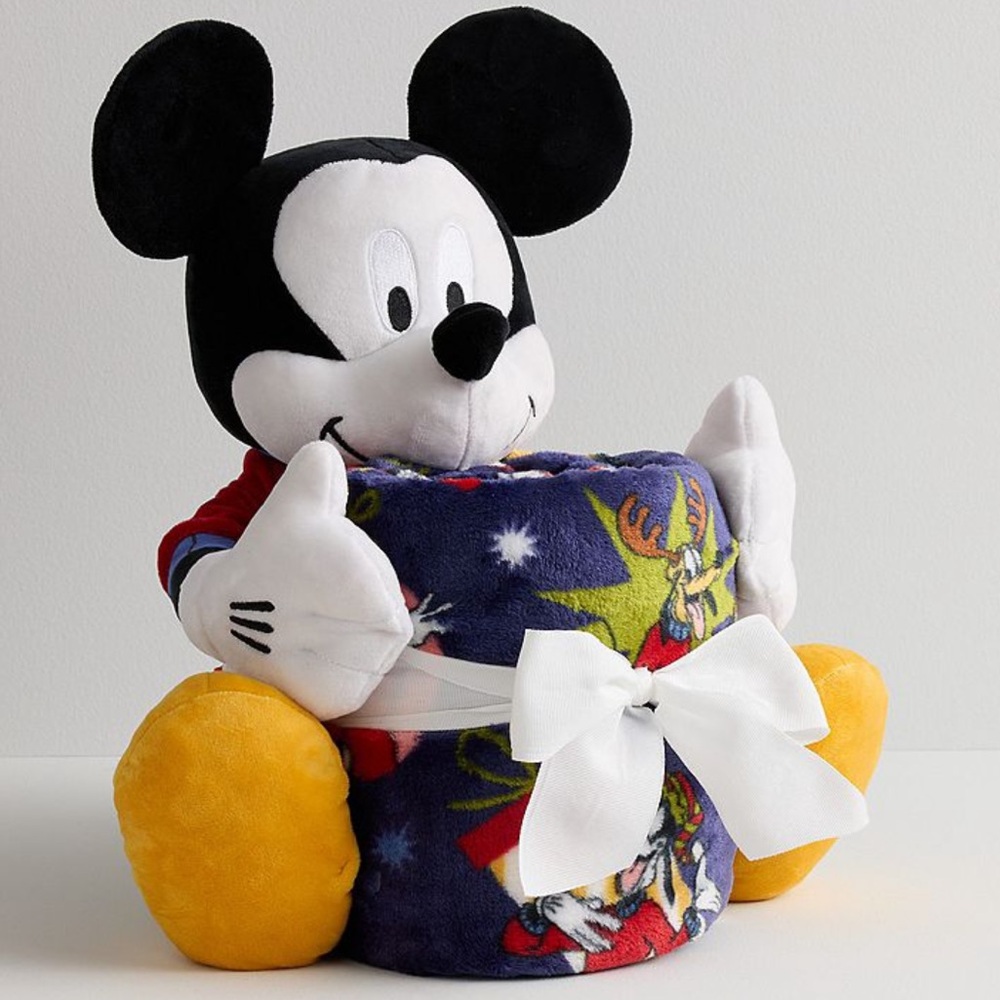 Disney’s Mickey Mouse Plush Buddy and Throw Set